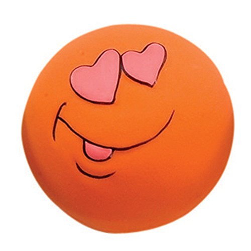 FTXJ 6PCS Puppy Dog Toys Chewing Squeaky Toy for Pet Dog with Sound Squeaker Squeaky Ball With Face Fetch Toy (3.255.253.25cm, Random) - Thumbnail 3
