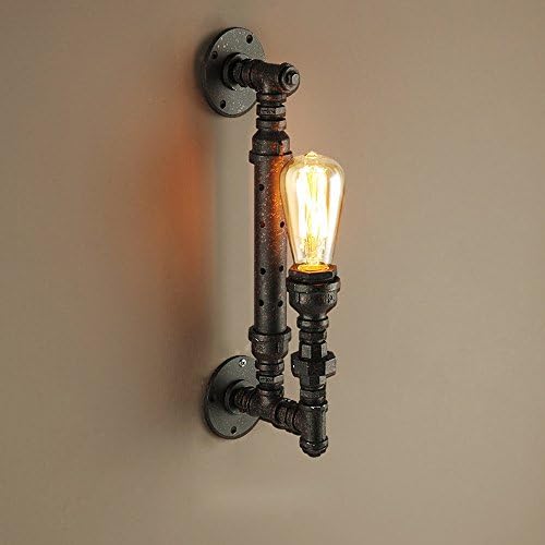 Loft Creative Iron Pipe Lamp Retro Restaurant Bar Wall Lamp American Village Water Pipe Lamp Aisle Industrial Wall Sconce