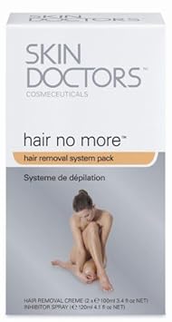 Skin Doctors Hair no More System - Komplettlösung zur Haarentfernung | Haarwachstum stoppen | Enthaarungsmittel | Schmerzfrei