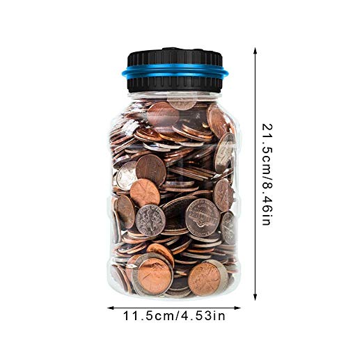image for IMSHI Digital Money Bank Large LCD Money Jar Battery Operated Coin Ban