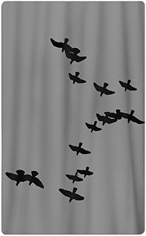 NNHKY Unique Microfiber Beach Towel - Oversized 31.49" X 51.18" Fast Dry Bath Towel, Super Absorbent Beach Blanket Flock Of Doves Grey for Adults and Kids, Best for Travel, Pool, Beach, Swim