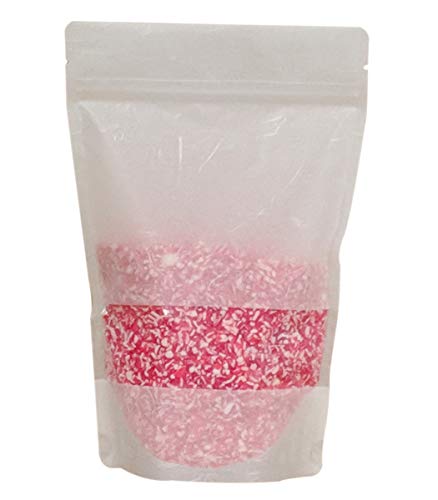 Festival Candy Cane Crunch - Crushed Peppermint Candy Topper Bits - Perfect Holiday Addition To Any Dessert Or Drink - Comes With Scoop And Recipe Card - Christmas Cookie Decorations, Candy Cane (1LB)