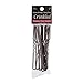 Marilyn Faye's U-Shaped Crinkled Hair Pins (Set of 12) (3 inch, Brown)