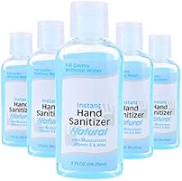 BYNNIX Liquid Hand Sanitizer, Moisturizing Disposable Hand Soap Refill-Random Color - 2 Fluid Ounce (Pack of 5)
