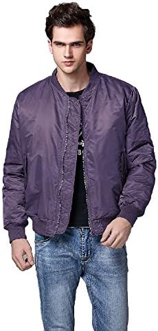Neo-wows Men's Bomber Flight Jacket Thick