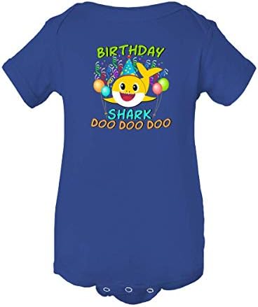 Baby Shark Doo Doo Doo Cute Birthday Shark Baby Onesie Bodysuit