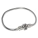 Stainless Steel Starter Charm Bracelet Barrel Snap Clasp Unscrew END