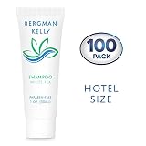 BERGMAN KELLY Travel Size Hotel Shampoo (1 Fl Oz, 100 PK, White Tea), Delight Your Guests with Revitalizing and Refreshing Shampoo for Guest Hospitality, Mini & Small Size Luxury Shampoo in Bulk