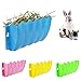 Zconmotarich Small Pet Rabbit Hanging Grass Feeder Rack Shelf Hay Bowl Animal External Frame Holder Box Dispenser – Bluethumb 1