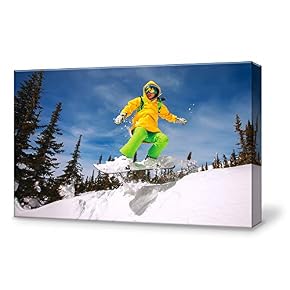 for Living Room Bedroom Home Artwork Paintings Snowboarding