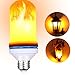 Flame Bulb,LED Flame Effect Light Bulb MASCOTKING E26 Base 105pcs 2835 LED Beads Vintage Festival Atmosphere Decorative LampNature Fire effect (1pack)
