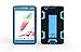 LG G Pad X 8.0 / G Pad III 8.0 Case,Rugged High Impact Hybrid Drop proof Armor Defender Protection Case Built in Kickstand for LG G Pad X 8.0 V521/G Pad III 8.0 V525 8-Inch Tablet (black+blue)
