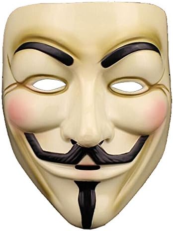 NeoConcept V for Vendetta Anonymous Guy Fawkes Resin Mask for Costume Cosplay(Yellow)
