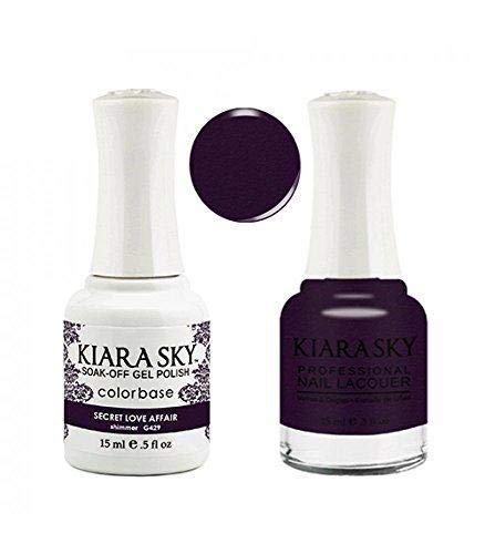Kiara Sky Matching Gel Polish + Nail Lacquer, Secret Love Affair, .5 fl. oz