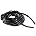 Hicarer 30 Pack Plastic Hair Headband 10 mm Plain No Teeth DIY Hair Bands Plain Headbands for Girl and Woman (Black)