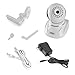 Pyle Indoor Wireless IP Camera - HD 1080p Network Security Surveillance Home Monitor System - Motion Detection, Night Vision, PTZ, 2 Way Audio, iPhone Android Mobile App - PC WiFi Access - PIPCAMHD82 (White)