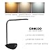 GOOLOO Dimmable LED Desk Lamp, Eye-Care Table Light 8W（Stepless Dimming, 3 Color Temperatures，40-Min Timer, Touch-Controlled）for Kids, Relaxation, Reading, Studying, Working