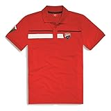 Ducati Corse Speed Short Sleeve Polo Shirt (LG, Red),Large