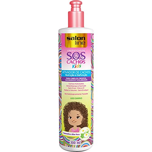 Linha Tratamento (SOS Cachos) Salon Line - Ativador De Cachos Kids 300 Ml - (Salon Line Treatment (SOS Curls) Collection - Kids Curl Activator 10.14 Fl Oz)