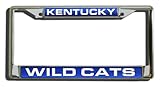 NCAA Kentucky Wildcats Laser Cut Chrome Plate Frame