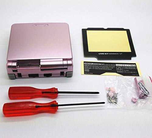 FidgetKute New Pink Shell Housing for Nintendo Gameboy Advance SP GBA SP Console