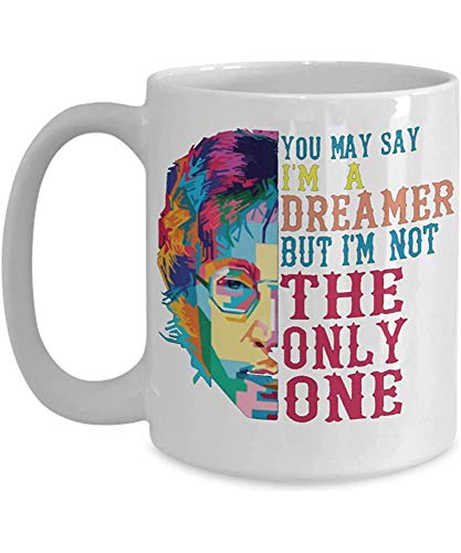 Vous pouvez dire que je suis rêveur mais je ne suis pas le seul – John Lennon Coffee Mug, Funny, Cup, Tea, Xmas, Dad… - Les Beatles, Paul McCartney, John Lennon, RIngo Starr, George Harrison Vous pouvez dire que je suis rêveur mais je ne suis pas le seul - John Lennon Coffee Mug, Funny, Cup, Tea, Xmas, Dad…
