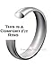 3MM Polished Comfort Fit Titanium Wedding Ring Band