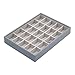 STACKERS ‘CLASSIC SIZE’ Dusky Blue 25 section STACKER Jewelry Box