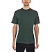 100% Merino Wool Men's Lightweight T-Shirt - Crew Neck Short Sleeve Shirt - Forest Green - Large