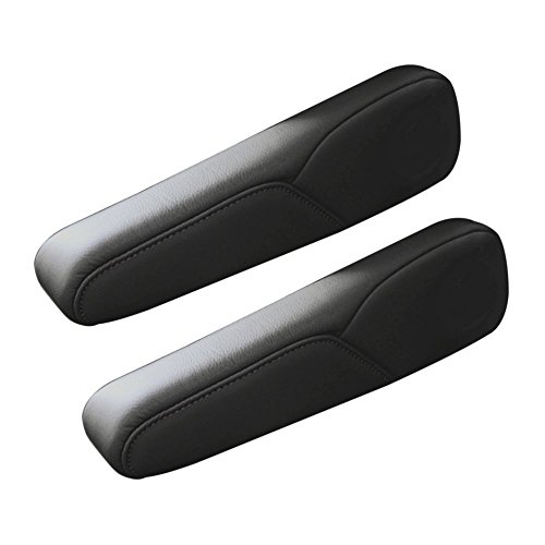 Black leather armrest arm rest cover upholstery for honda cr-v 07…