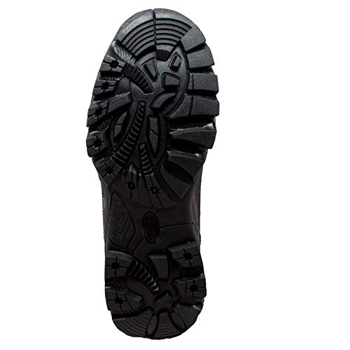 TECS Men's 9" Leather Boots: Waterproof for Hunting, Fishing, Hiking or Outdoors 400g, Camo, 12 M US