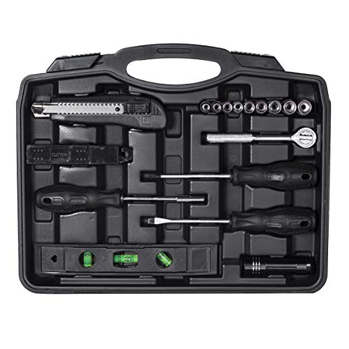 STAHLWERK Werkzeugkoffer WK-102 ST Werkzeugkasten Werkzeugkiste 102 Teile Komplett Sortiment für Hobby DIY und… – Bild 3