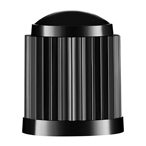 image for Valve-Loc Tire Valve Caps (25-Pack) Black, Universal Stem Covers for C
