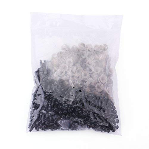 2 Tebery+600+Piece+Solid+Black+Sewing