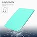 BESDATA Ultra Thin Magnetic Smart Cover Translucent Back Case for 2013 iPad Air + Screen Protector + Cleaning Cloth + Stylus(Mint Green)