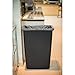 Rubbermaid Slim Jim Waste Container, 87 L - Black
