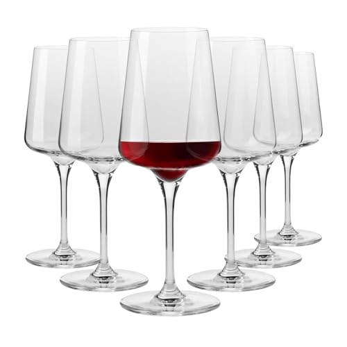 Krosno Rotweingläser 6er Set, 500 ml, Infinity Kollektion