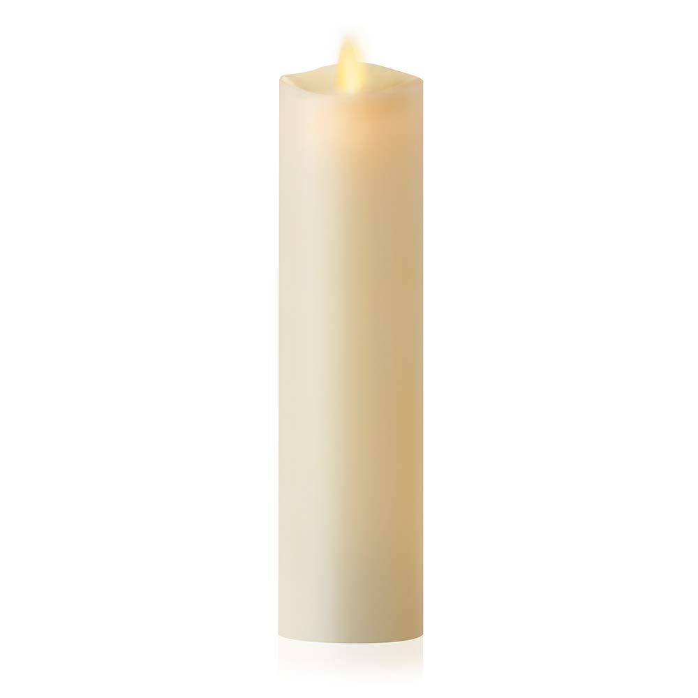 Luminara Indoor Ivory Slim Pillar Candle 2.0" x 7.9"