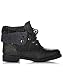 ROF Women's Lace-up Combat Military Inspired Sweater Knit Folded Cuff Mid-Calf Ankle Booties