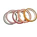 Honbay Washi Tape Set of 5 Rolls Ultral Slim DIY Decorative Tape Sticky Plastic Adhesive Tape for Scrapbooking DIY Crafts and Gift Wrapping