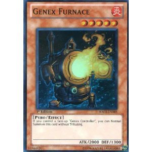 Yu-Gi-Oh! - Genex Furnace (HA02-EN005) - Hidden Arsenal 2 - 1st Edition - Super Rare