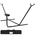 Best Choice Products Portable 10' Hammock Stand W/ Cup Holder Accessory Tray And Carrying Case