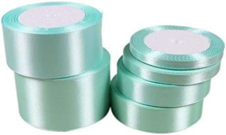 Solid Silk Satin Ribbon 25 Yards-Roll Wedding Party Decor Wrapping Xmas Apparel Sewing,20mm Width By Crqes