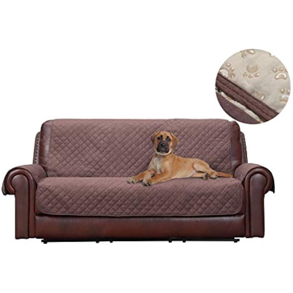 Premium Couch Slipcover Leather Sofa Non Slip Water Resistant