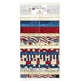 Linda Ludovico Stonehenge Land of the Free Strips 40 2.5-inch Strips Jelly Roll Northcott