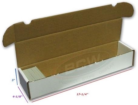 BCW - Caja para almacenar 900 cartas (10 unidades): Amazon.es: Deportes y aire libre
