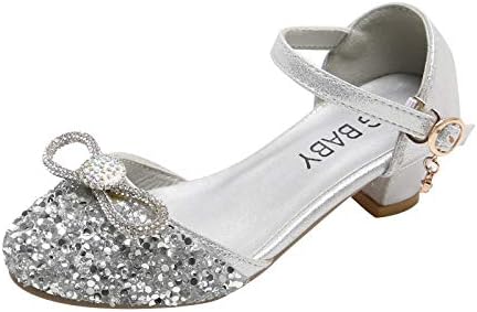 ドレスシューズ 女の子 Cousannory キッズシューズ フォーマル 子供 靴 かわいい フォーマルシューズ キラキラ ダンスシューズ スパンコール ガールズシューズ ヒールあり 幅広 軽量 入学式 バレエ 発表会 演奏会