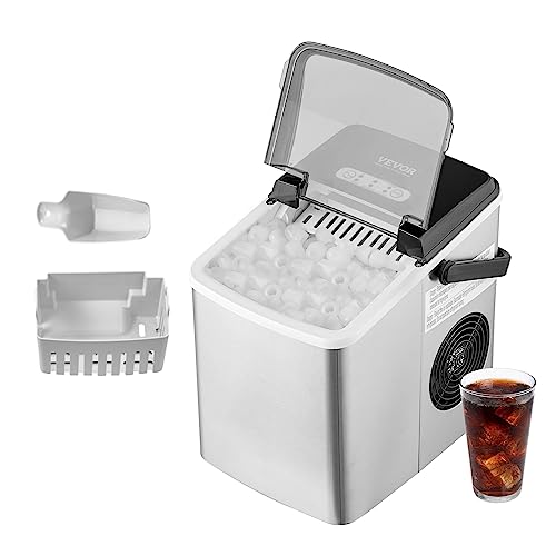 VEVOR Countertop Ice Maker, 26lbs in