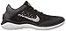 Nike Womens Free RN Flyknit 2018 Running Athletic, Black/Vast Grey-metallic Gold, 6.5