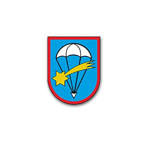 Headquarters Company LLBrig 26 Airborne Brigade Saarlouis Saarland Brigade Bundeswehr paratroopers Suitable for VW Iltis jeep Unimog (7x5,5cm) - Sticker Wall Decoration